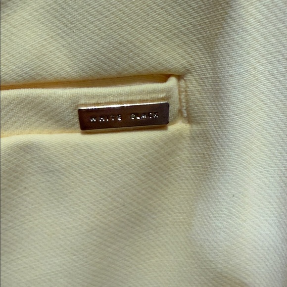 White House Black Market Yellow Cropped Pants - Picture 4 of 6